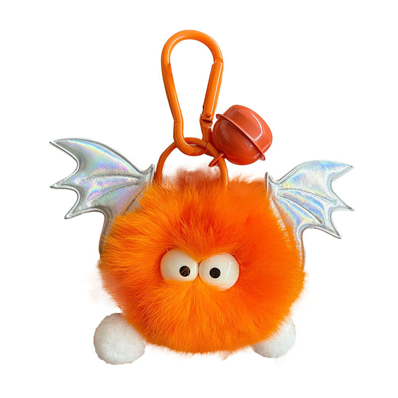 Wholesale Little Devil Plush Ball Keychain